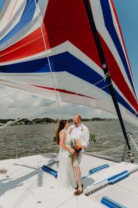 ocean city md wedding sail alyosha boat